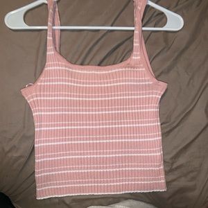 Pink crop top